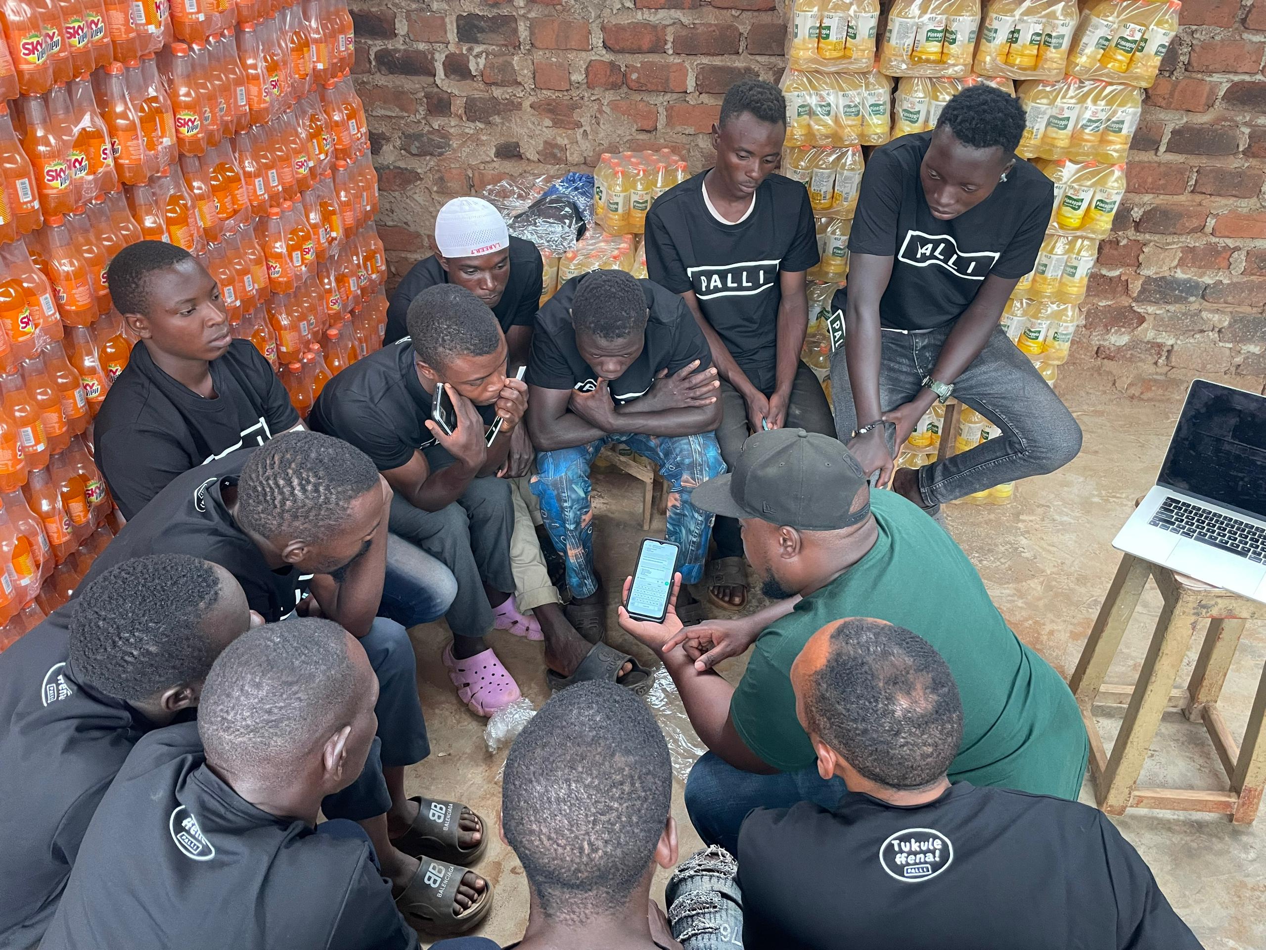 Training delivery agents on the Palli app